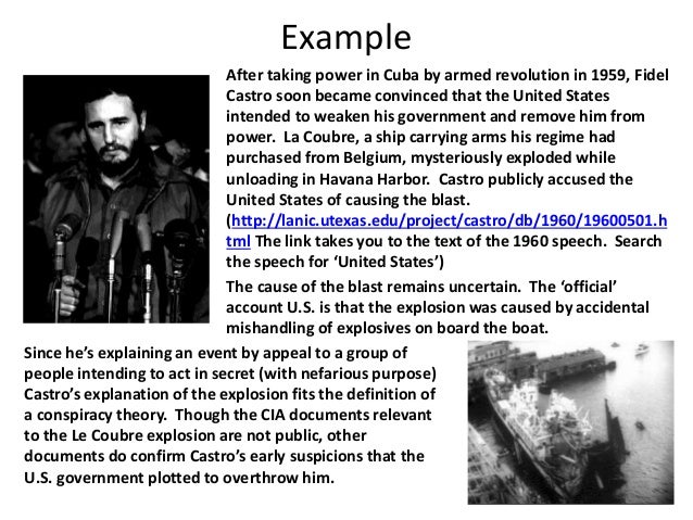 Conspiracy Theories and Explanations