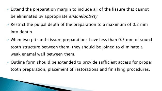 Fundamentals in tooth preparation (conservative dentistry)