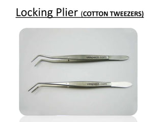 Locking Plier (COTTON TWEEZERS)
 