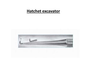 Hatchet excavator
 