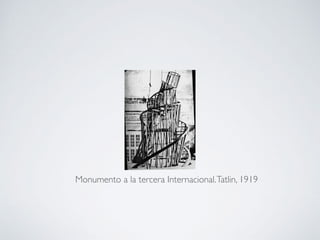 Monumento a la tercera Internacional.Tatlin, 1919
 