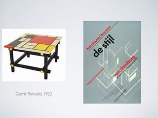 Gerrit Rietveld, 1922
 