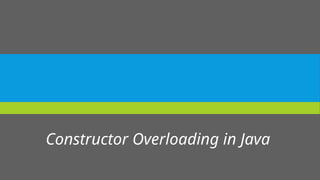 constactor overloading.pptx Tanisha patel | PPT