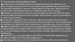 constactor overloading.pptx Tanisha patel | PPT