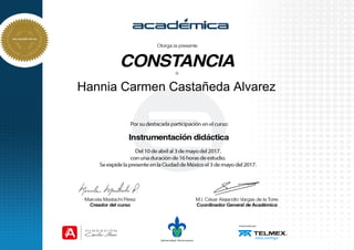 Hannia Carmen Castañeda Alvarez
Powered by TCPDF (www.tcpdf.org)
 