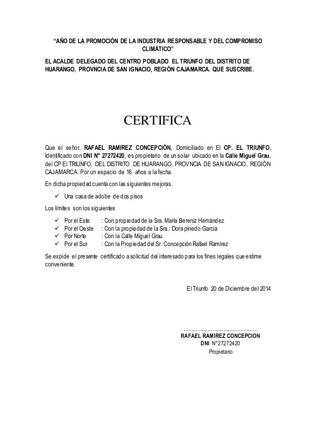 Constancia de certificacio
