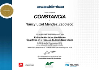 Nancy Lizet Mendez Zapoteco
Powered by TCPDF (www.tcpdf.org)
 