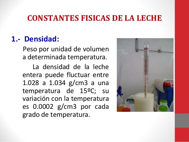 CONTROL DE CALIDAD DE LA LECHE