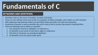 Constants variables data_types