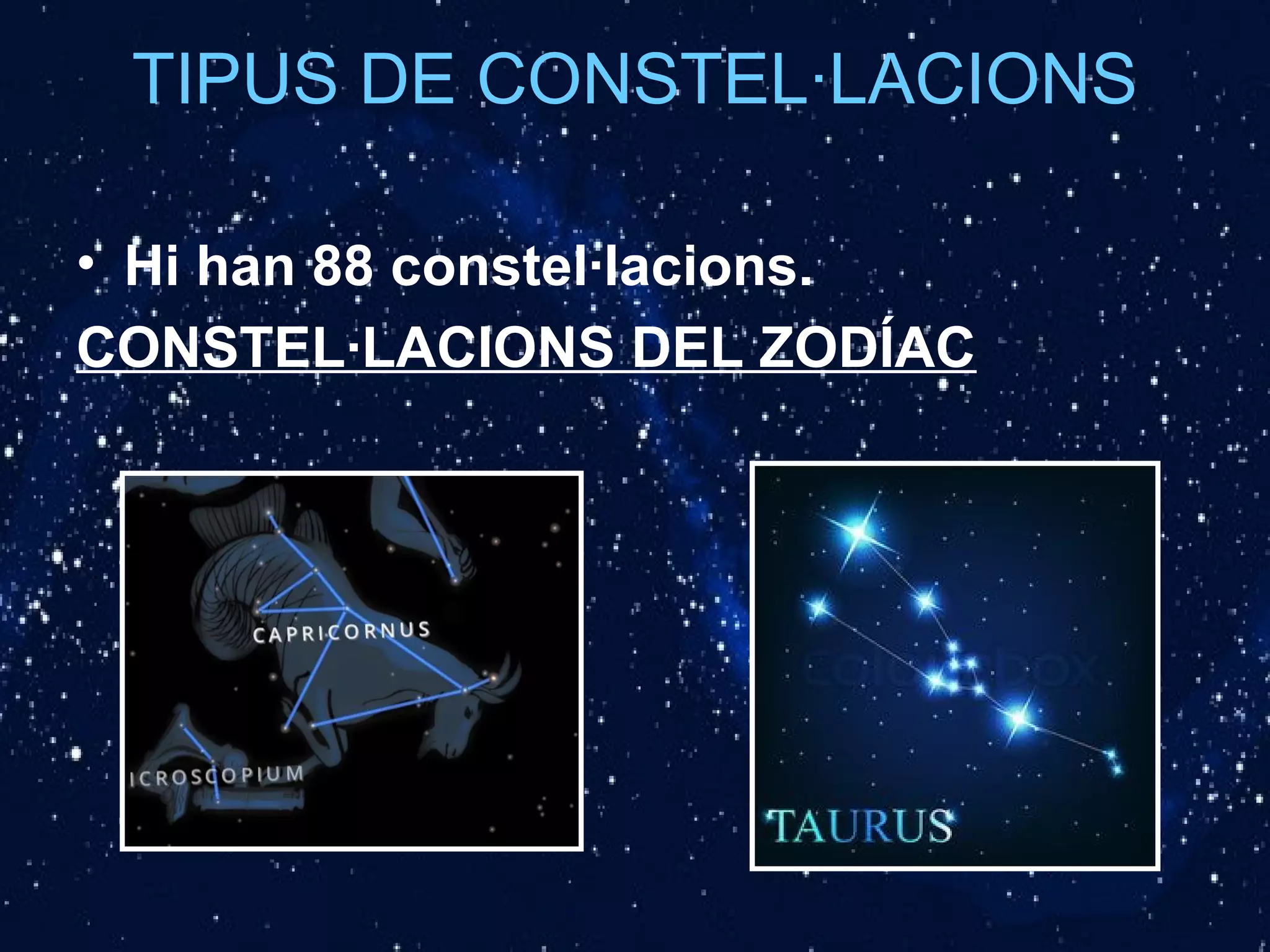 Constel.lacions | PPT