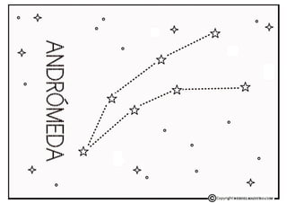 Constelación de-andrómeda-para-colorear