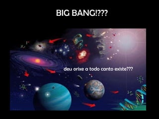 BIG BANG!???
deu orixe a todo canto existe???
 