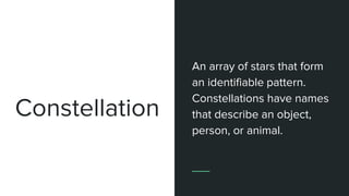 Constellations | PPTX