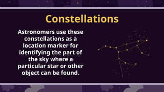 Stories Written in the Stars: An Introduction to Constellations | PPTX