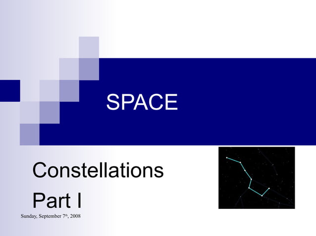 Constellations part i | PPT | Astrology | Religion & Spirituality