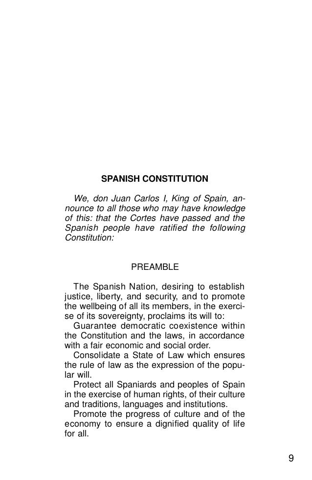 Spanish Constitution
