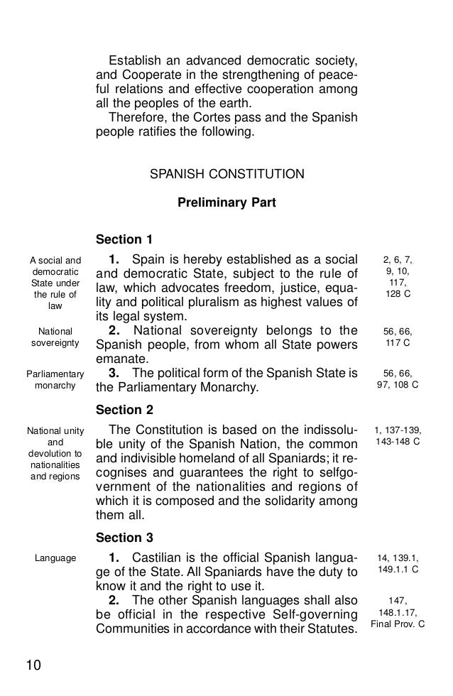 Spanish Constitution
