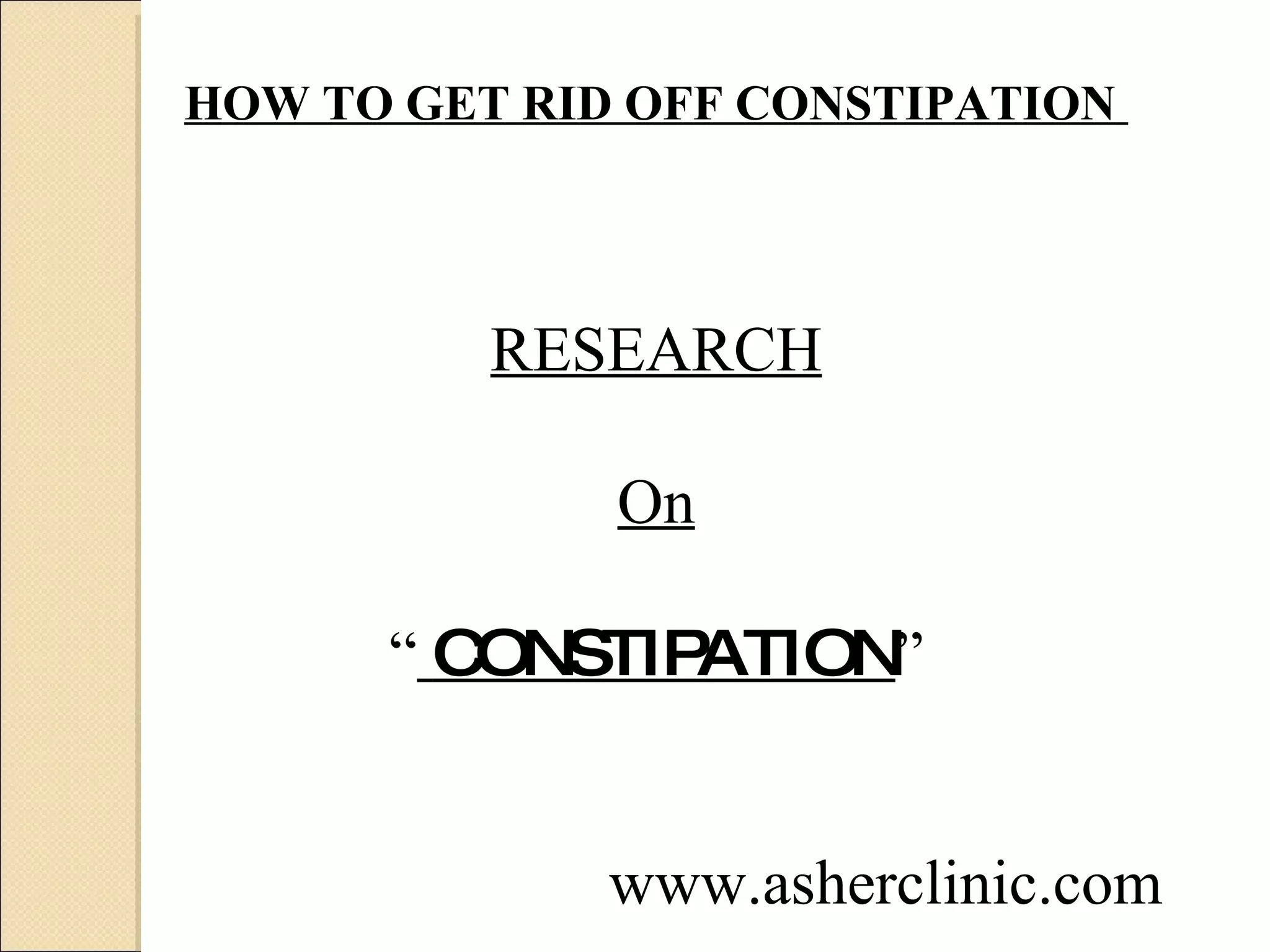 Constipation | PPT