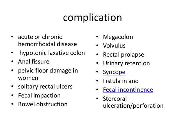 Constipation Constipation