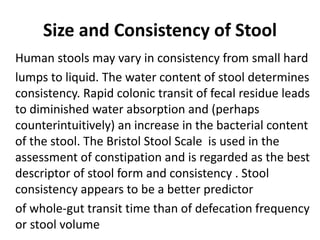 Stool Volume Example Constipation | PPTX