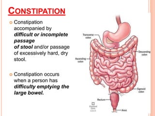 Constipation With Overflow Constipation & Diarrhea nursing care | PPTX