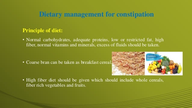  Constipation diet 