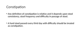 Comprehensive Pediatric Gastrointestinal Disorders: Constipation ...