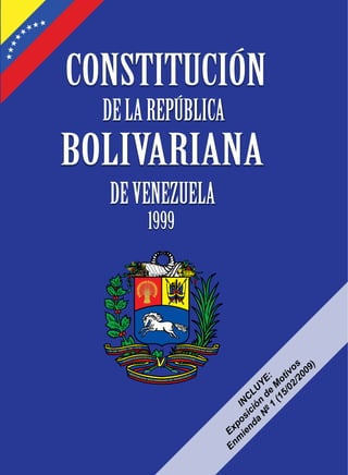 Constitución de la República Bolivariana de Venezuela de 1999 PDF