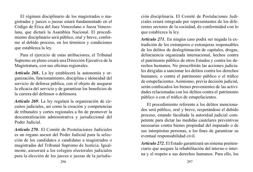 Constitución de la República Bolivariana de Venezuela de 1999
