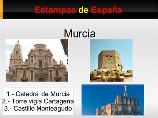 Estampas  de  España C. Valenciana 1.- Parque de las artes y ciencias 2.- Catedral 3.- Torres de Serranos 