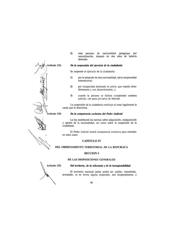 PARAGUAY Constitución de la República del Paraguay PARAGUAY Constitución de la República del Paraguay