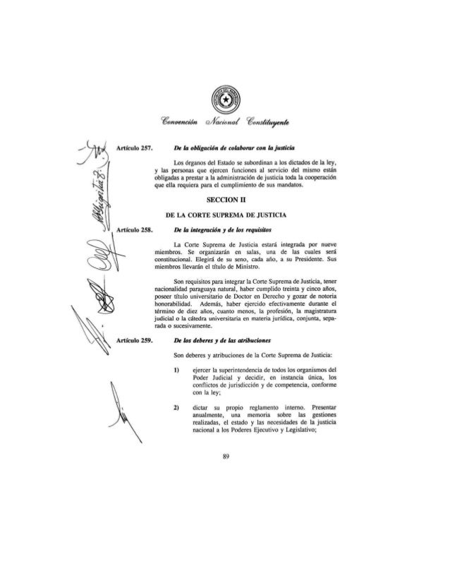 PARAGUAY Constitución de la República del Paraguay PARAGUAY Constitución de la República del Paraguay