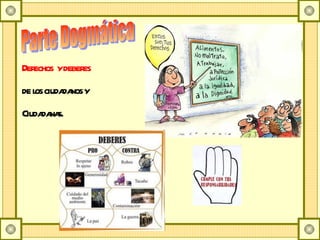 Parte Dogmática Derechos  y deberes  de los ciudadanos y  Ciudadanas. 
