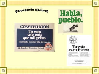 Propaganda electoral: 