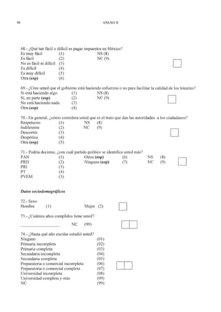 98   ANEXO II
 