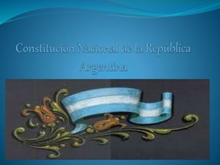 Constitución nacional 5° A