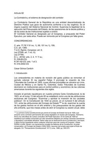 Constitución peruana comentada tomo i