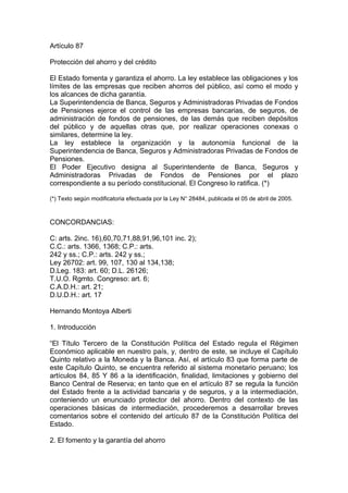 Constitución peruana comentada tomo i