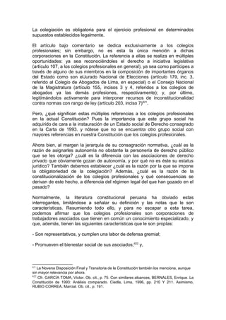 Constitución peruana comentada tomo i