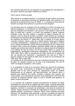 Constitución peruana comentada tomo i