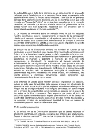 Constitución peruana comentada tomo i