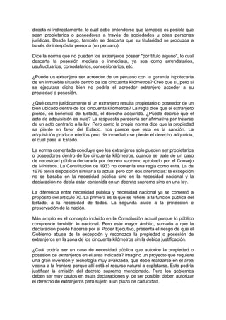 Constitución peruana comentada tomo i