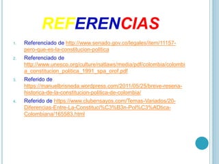 Constitución política | PPTX
