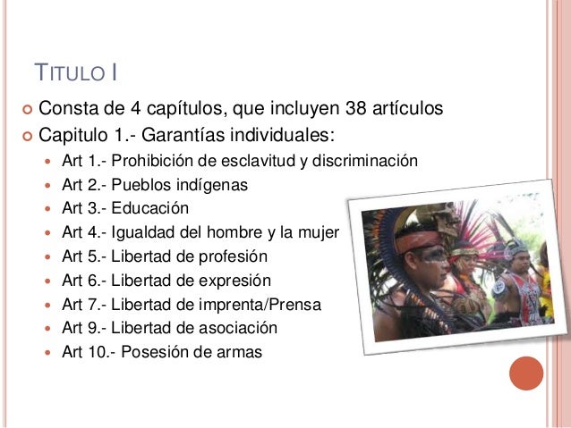Los Articulos De La Constitucion Mexicana Del 1 Al 29 es.slideshare.net