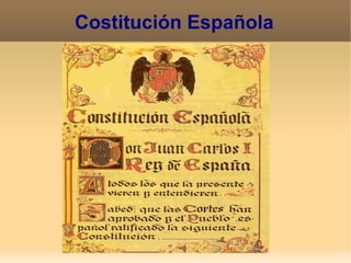 Costitución Española 