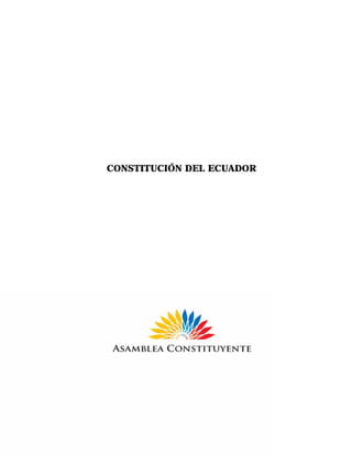 CONSTITUCIÓN DEL ECUADOR
 