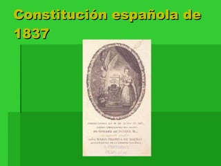 Constitución española de 1837 