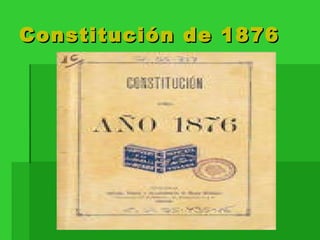 Constitución de 1876 