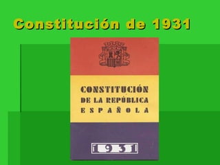 Constitución de 1931 