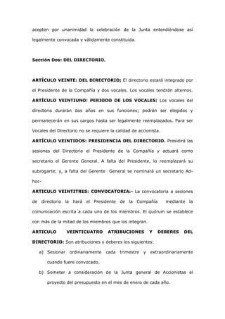 Constitucion de audicont